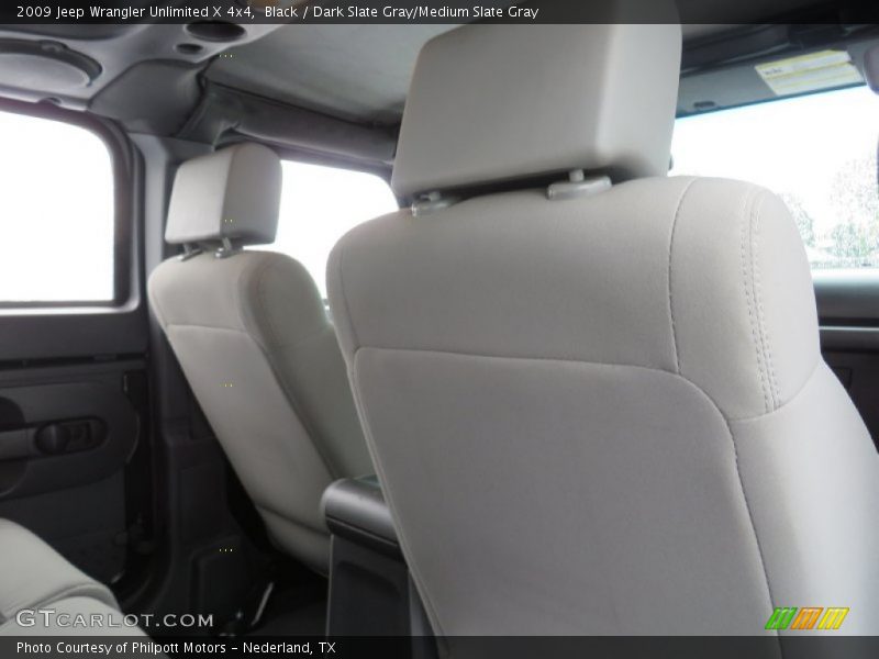 Black / Dark Slate Gray/Medium Slate Gray 2009 Jeep Wrangler Unlimited X 4x4