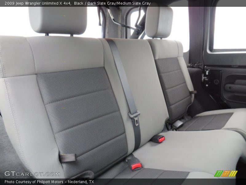 Black / Dark Slate Gray/Medium Slate Gray 2009 Jeep Wrangler Unlimited X 4x4