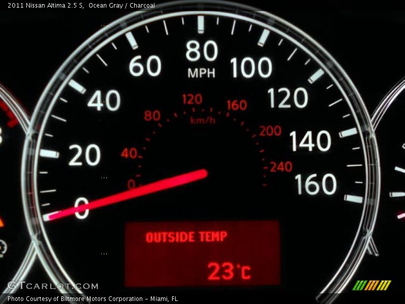 Ocean Gray / Charcoal 2011 Nissan Altima 2.5 S