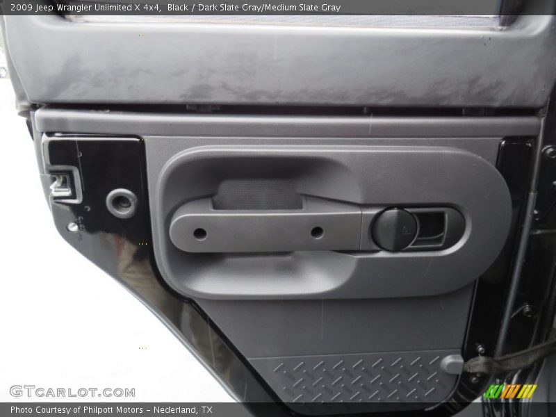 Black / Dark Slate Gray/Medium Slate Gray 2009 Jeep Wrangler Unlimited X 4x4