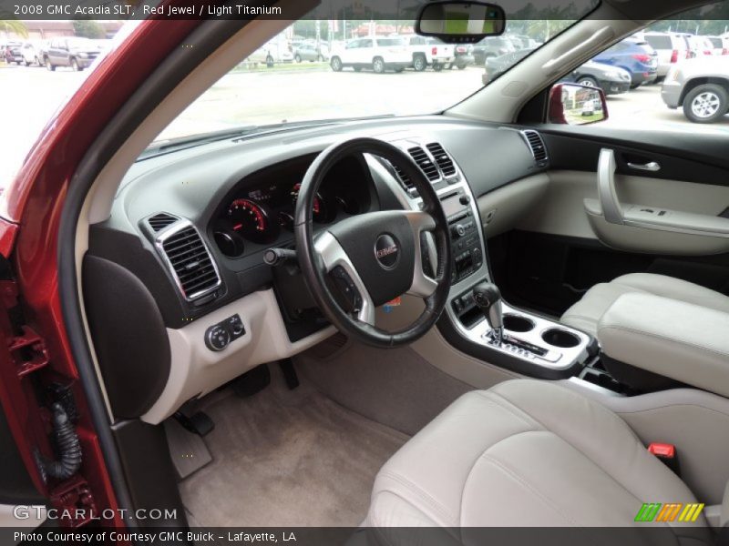 Red Jewel / Light Titanium 2008 GMC Acadia SLT