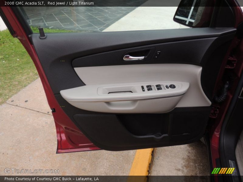 Red Jewel / Light Titanium 2008 GMC Acadia SLT