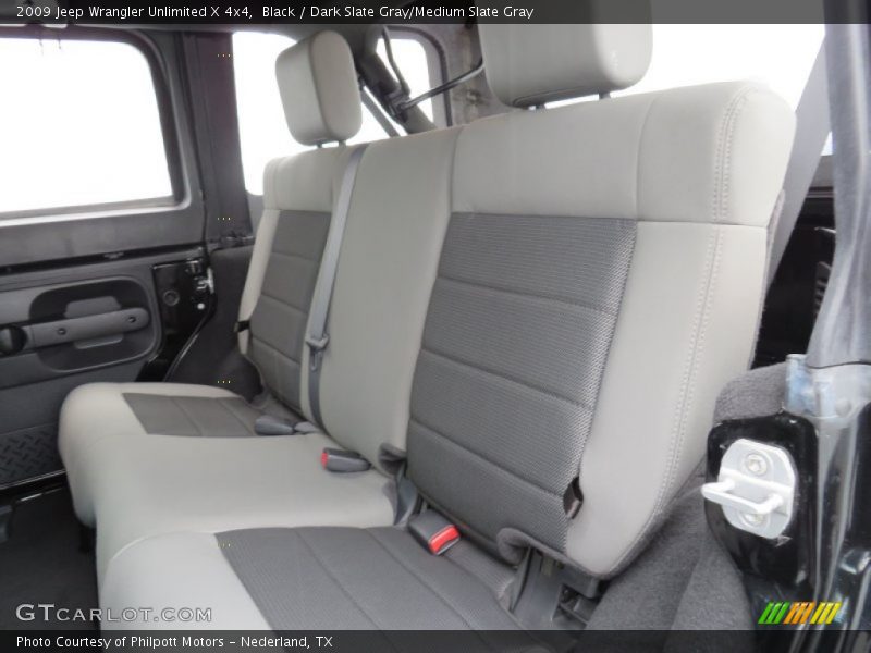Black / Dark Slate Gray/Medium Slate Gray 2009 Jeep Wrangler Unlimited X 4x4