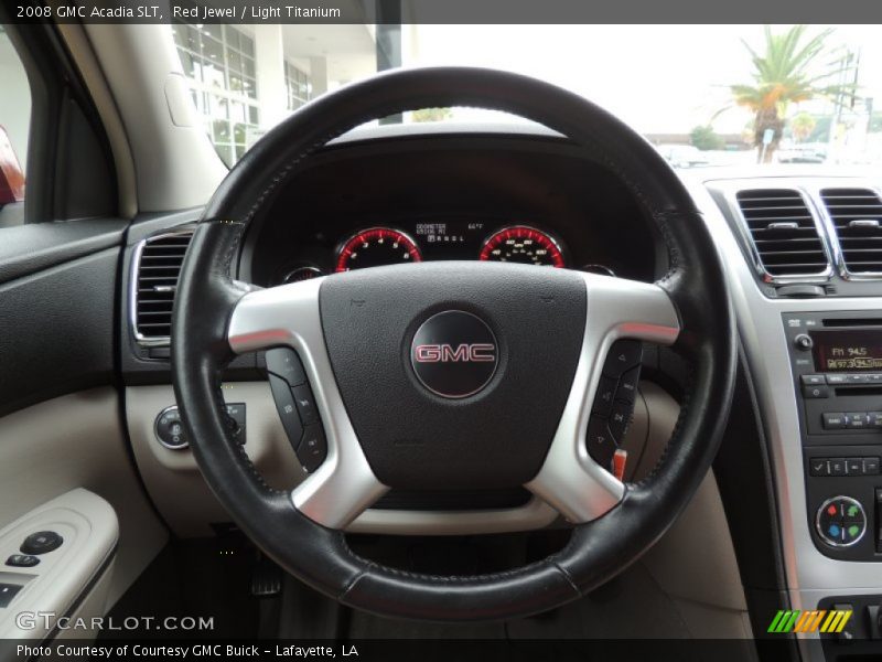 Red Jewel / Light Titanium 2008 GMC Acadia SLT