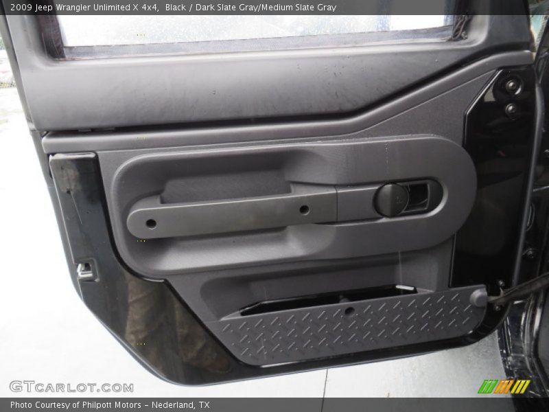 Black / Dark Slate Gray/Medium Slate Gray 2009 Jeep Wrangler Unlimited X 4x4