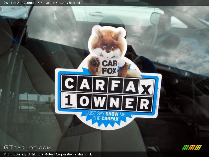 Ocean Gray / Charcoal 2011 Nissan Altima 2.5 S