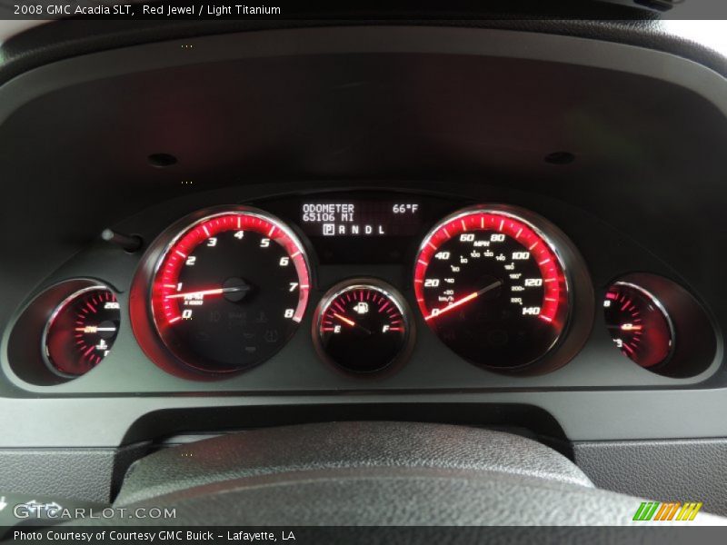 Red Jewel / Light Titanium 2008 GMC Acadia SLT
