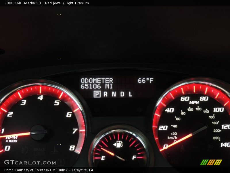 Red Jewel / Light Titanium 2008 GMC Acadia SLT