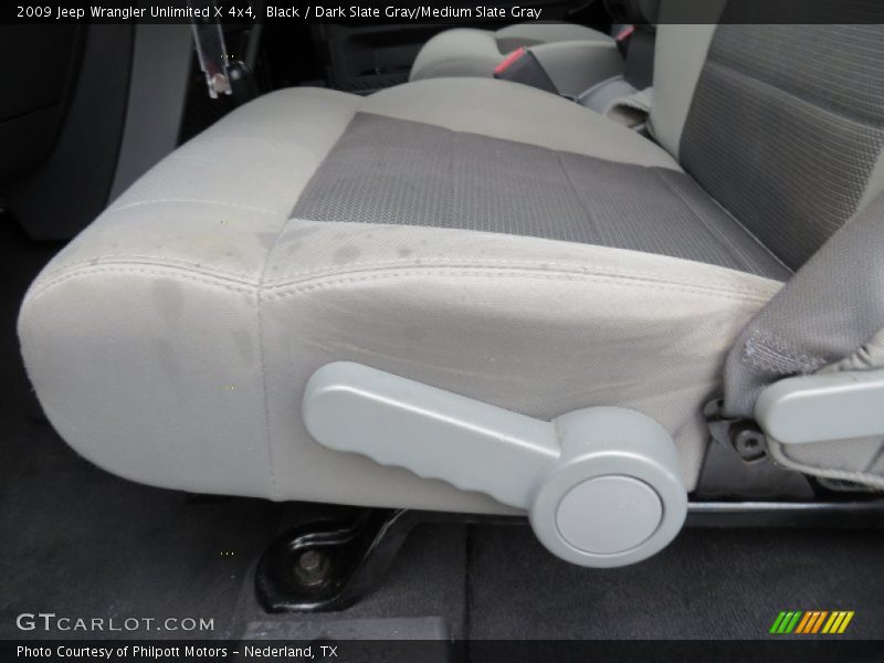 Black / Dark Slate Gray/Medium Slate Gray 2009 Jeep Wrangler Unlimited X 4x4