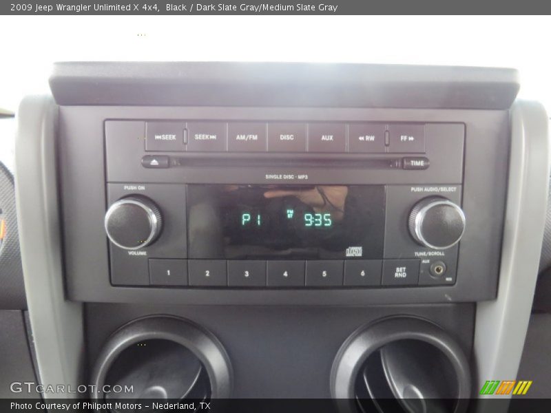 Black / Dark Slate Gray/Medium Slate Gray 2009 Jeep Wrangler Unlimited X 4x4