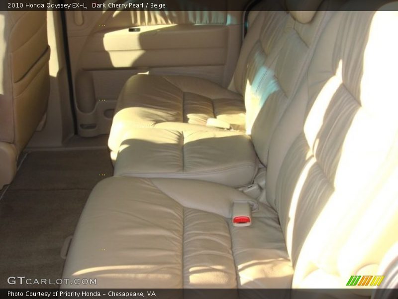Dark Cherry Pearl / Beige 2010 Honda Odyssey EX-L