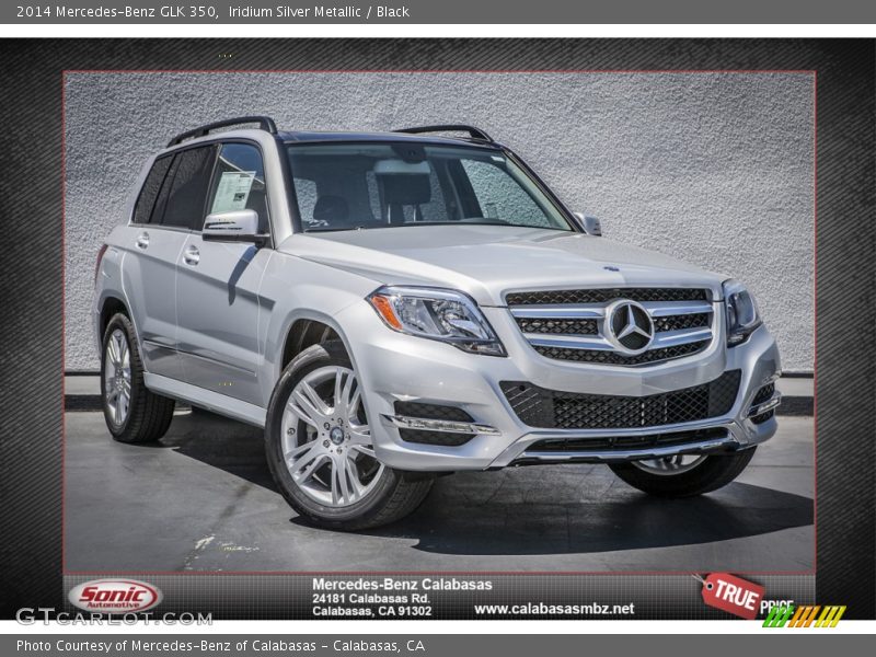 Iridium Silver Metallic / Black 2014 Mercedes-Benz GLK 350