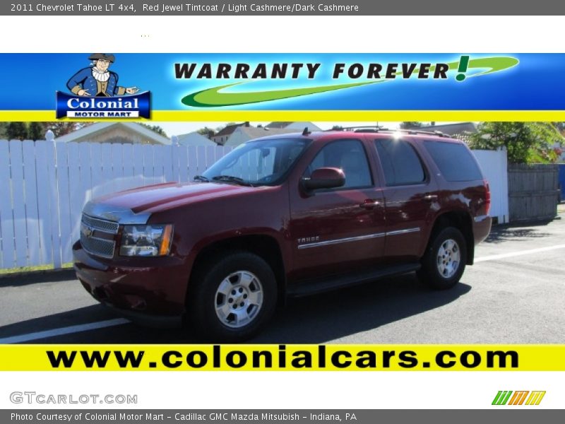 Red Jewel Tintcoat / Light Cashmere/Dark Cashmere 2011 Chevrolet Tahoe LT 4x4