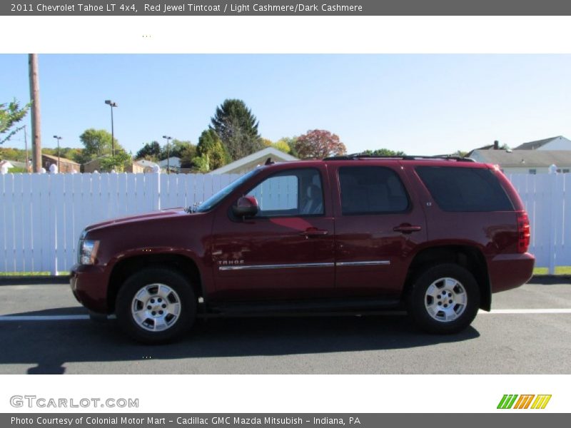 Red Jewel Tintcoat / Light Cashmere/Dark Cashmere 2011 Chevrolet Tahoe LT 4x4