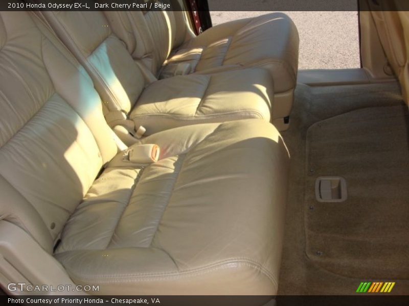 Dark Cherry Pearl / Beige 2010 Honda Odyssey EX-L