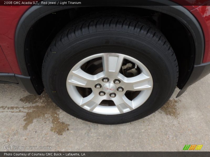 Red Jewel / Light Titanium 2008 GMC Acadia SLT