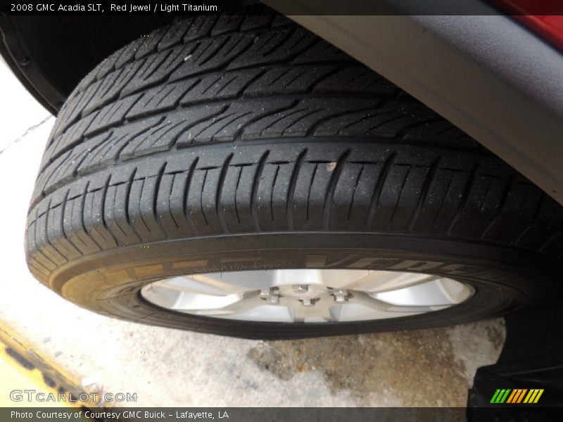 Red Jewel / Light Titanium 2008 GMC Acadia SLT