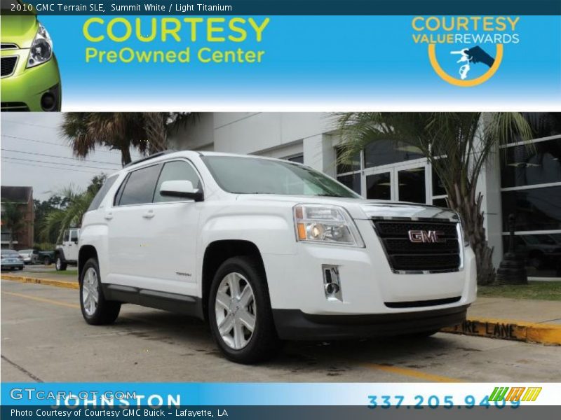 Summit White / Light Titanium 2010 GMC Terrain SLE