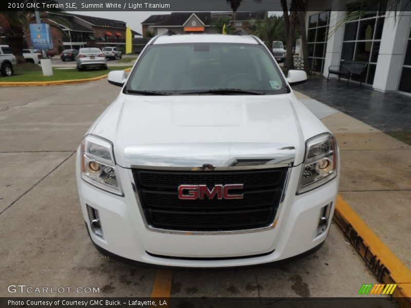 Summit White / Light Titanium 2010 GMC Terrain SLE