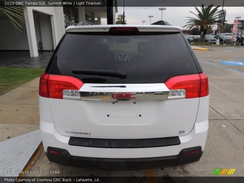 Summit White / Light Titanium 2010 GMC Terrain SLE