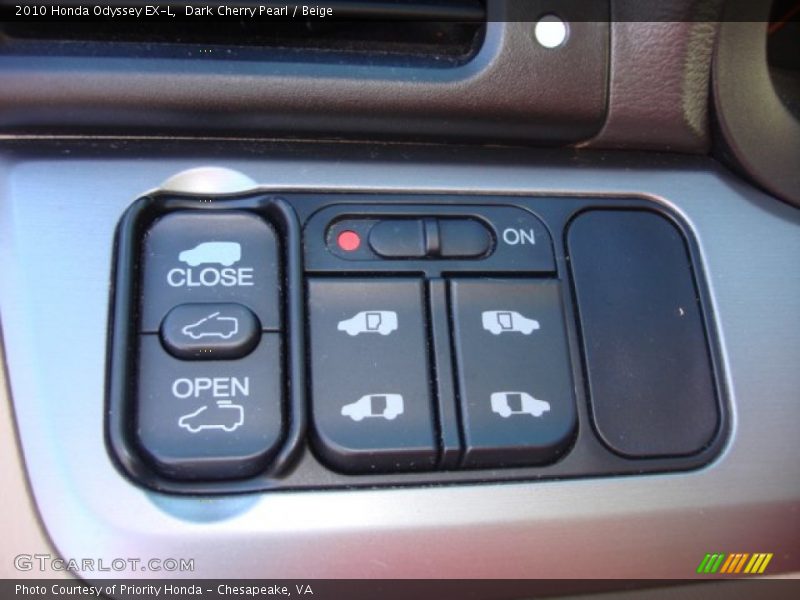Dark Cherry Pearl / Beige 2010 Honda Odyssey EX-L