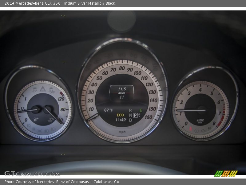 Iridium Silver Metallic / Black 2014 Mercedes-Benz GLK 350