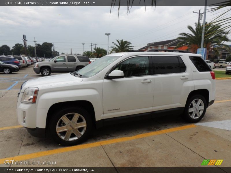 Summit White / Light Titanium 2010 GMC Terrain SLE