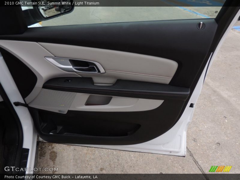 Summit White / Light Titanium 2010 GMC Terrain SLE