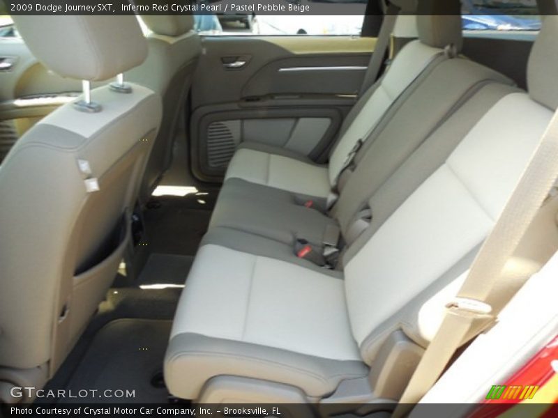 Inferno Red Crystal Pearl / Pastel Pebble Beige 2009 Dodge Journey SXT