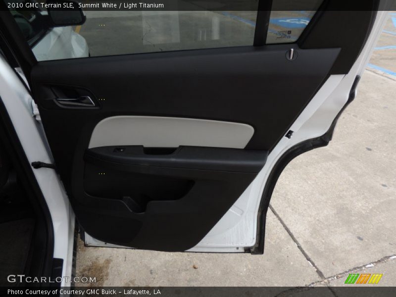 Summit White / Light Titanium 2010 GMC Terrain SLE