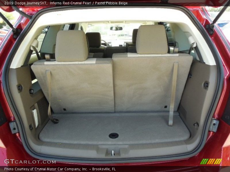 Inferno Red Crystal Pearl / Pastel Pebble Beige 2009 Dodge Journey SXT