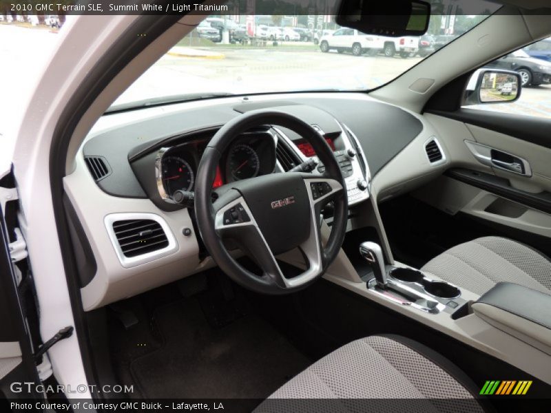 Summit White / Light Titanium 2010 GMC Terrain SLE