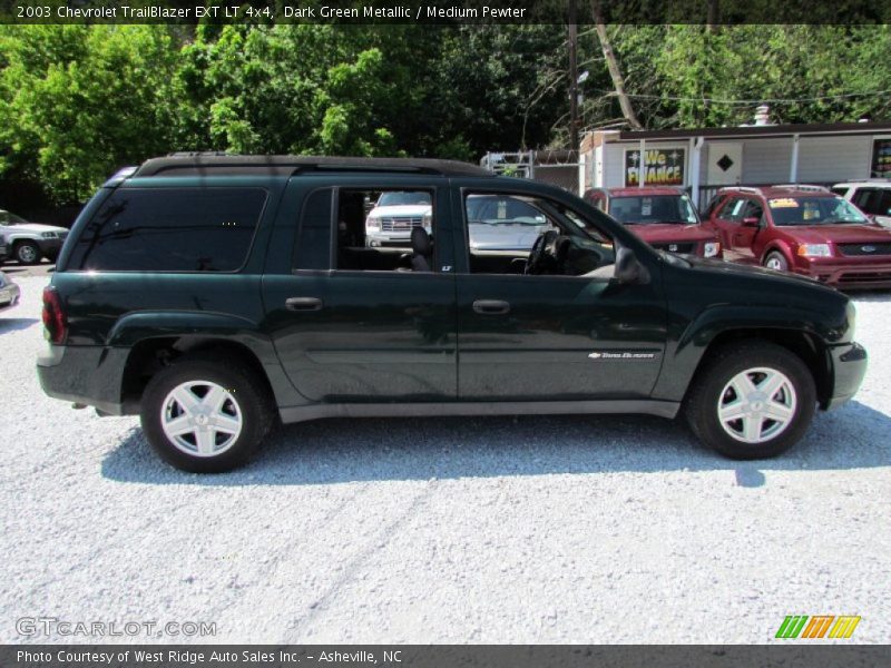 Dark Green Metallic / Medium Pewter 2003 Chevrolet TrailBlazer EXT LT 4x4