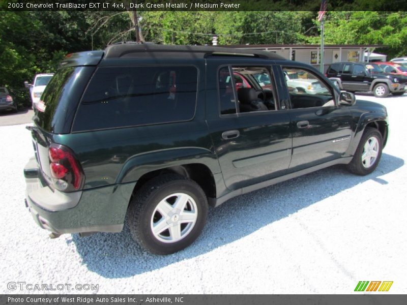 Dark Green Metallic / Medium Pewter 2003 Chevrolet TrailBlazer EXT LT 4x4
