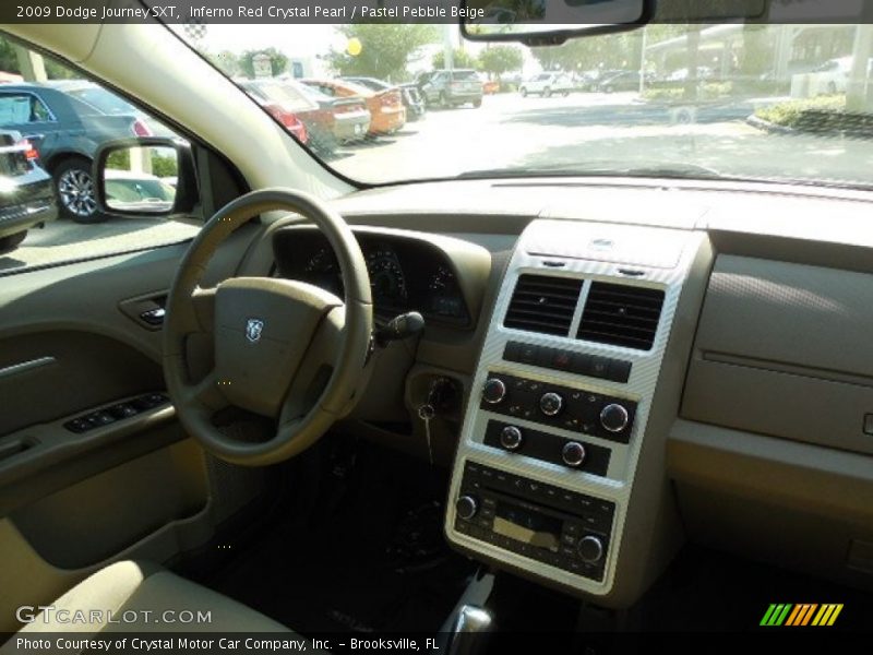 Inferno Red Crystal Pearl / Pastel Pebble Beige 2009 Dodge Journey SXT