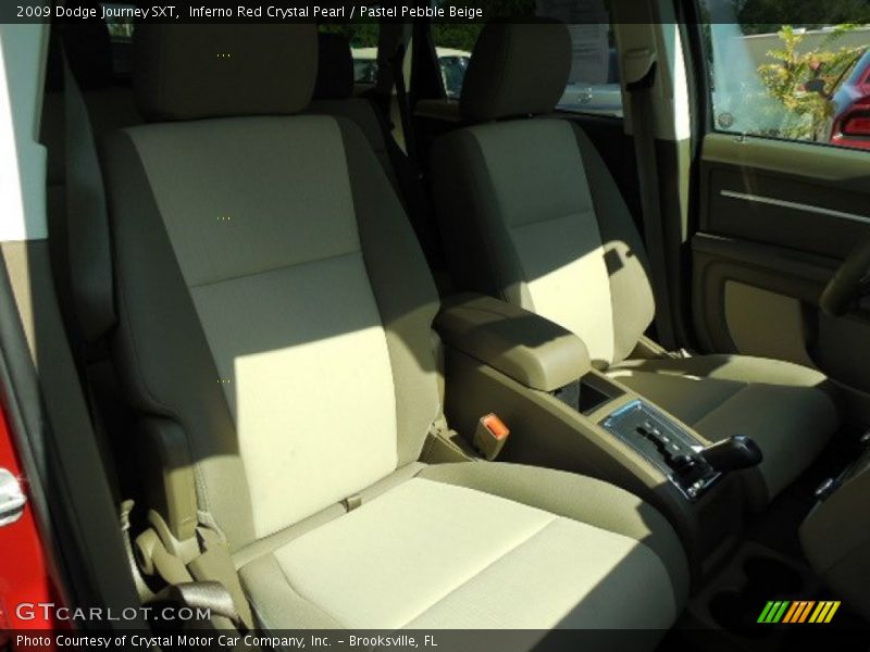 Inferno Red Crystal Pearl / Pastel Pebble Beige 2009 Dodge Journey SXT
