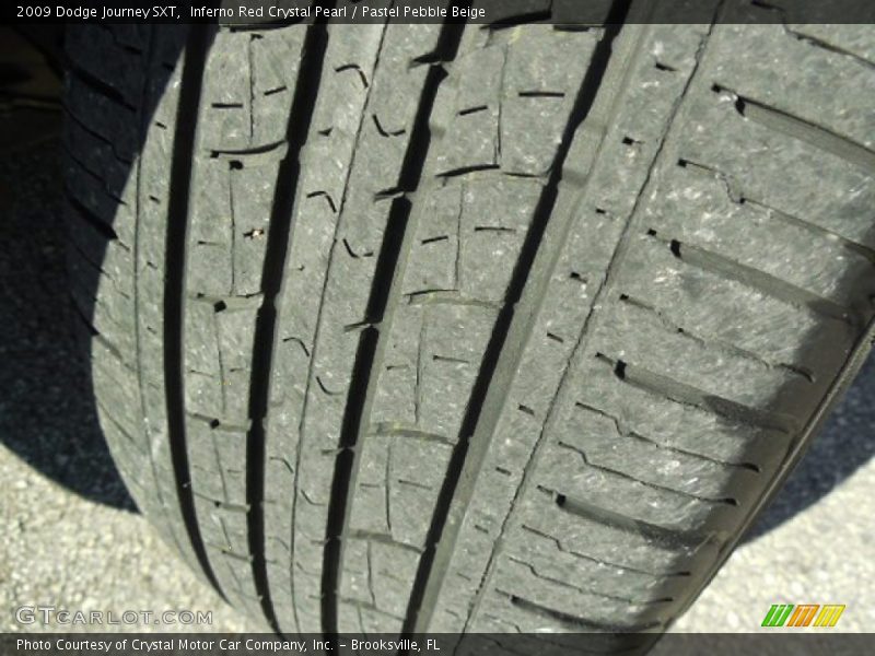 Inferno Red Crystal Pearl / Pastel Pebble Beige 2009 Dodge Journey SXT