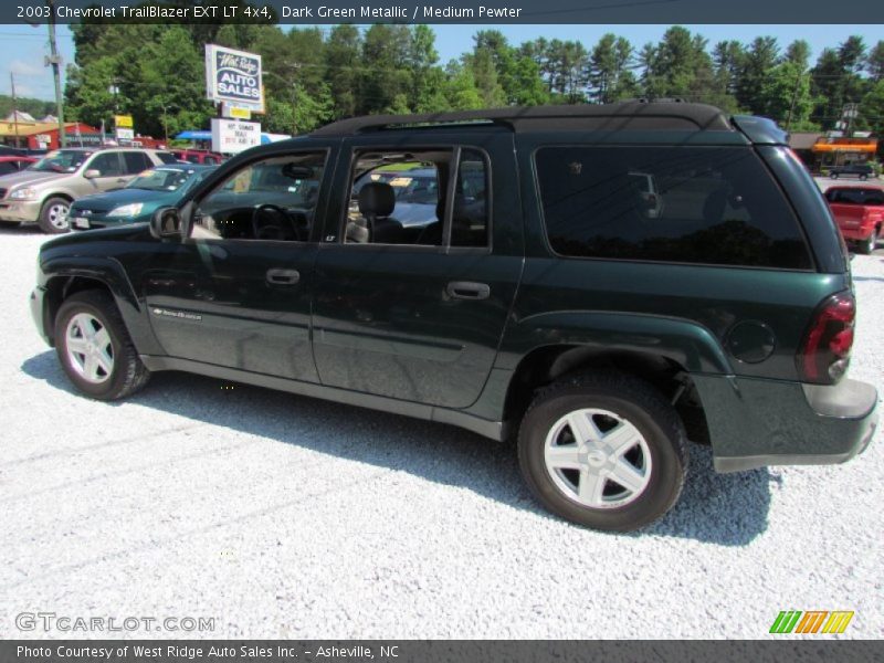 Dark Green Metallic / Medium Pewter 2003 Chevrolet TrailBlazer EXT LT 4x4