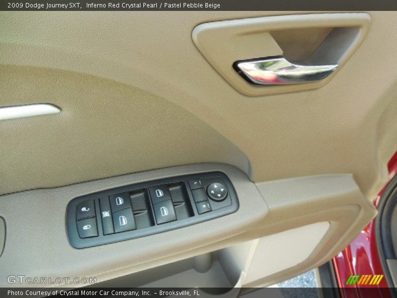 Inferno Red Crystal Pearl / Pastel Pebble Beige 2009 Dodge Journey SXT