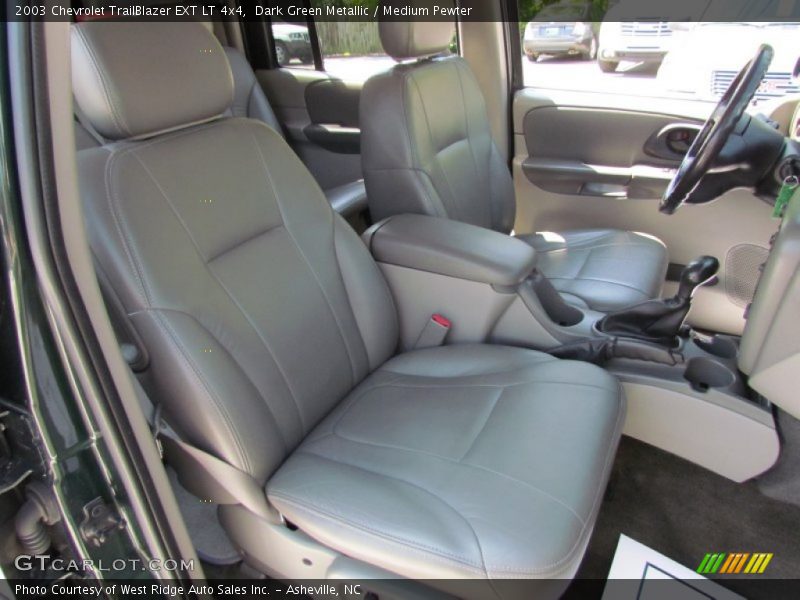 Dark Green Metallic / Medium Pewter 2003 Chevrolet TrailBlazer EXT LT 4x4