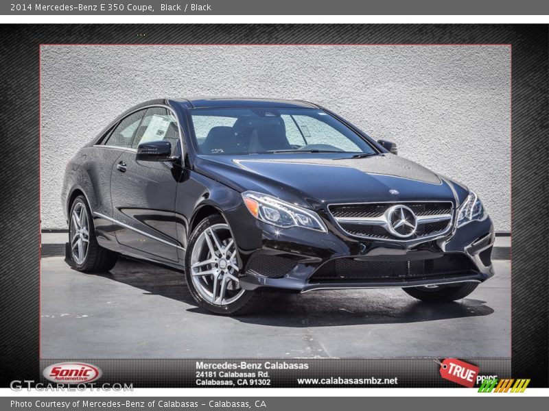 Black / Black 2014 Mercedes-Benz E 350 Coupe