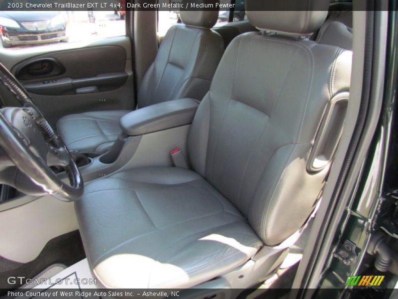 Dark Green Metallic / Medium Pewter 2003 Chevrolet TrailBlazer EXT LT 4x4