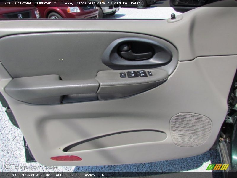 Dark Green Metallic / Medium Pewter 2003 Chevrolet TrailBlazer EXT LT 4x4