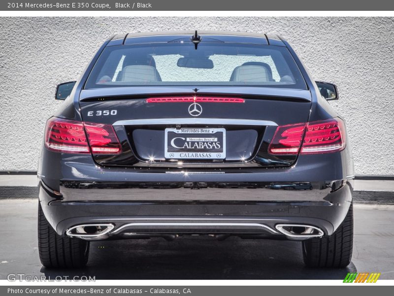 Black / Black 2014 Mercedes-Benz E 350 Coupe