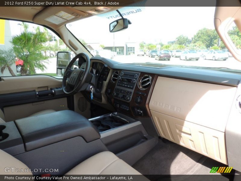 Black / Adobe 2012 Ford F250 Super Duty Lariat Crew Cab 4x4