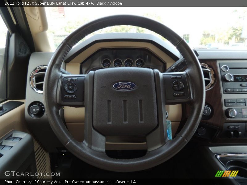 Black / Adobe 2012 Ford F250 Super Duty Lariat Crew Cab 4x4