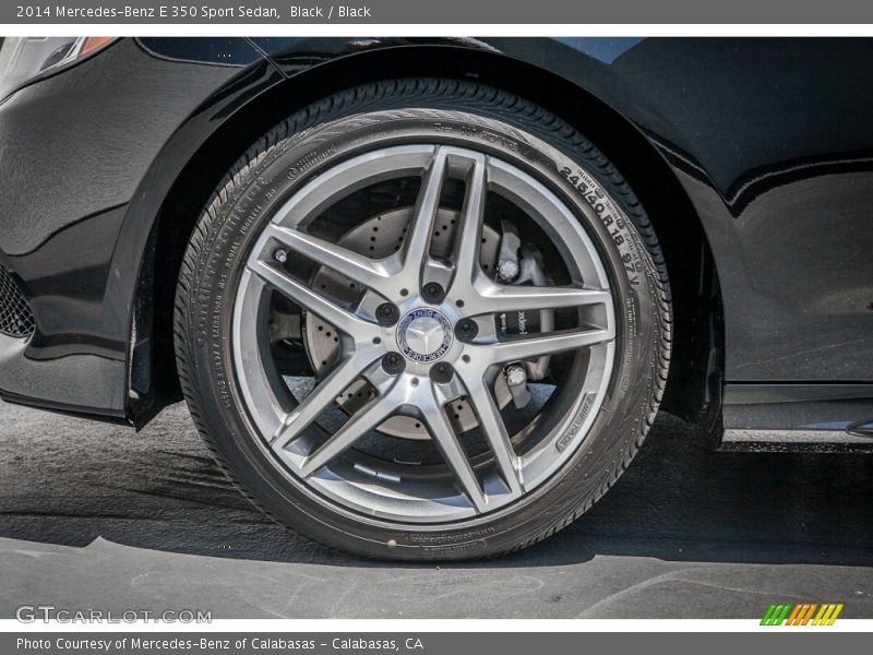 Black / Black 2014 Mercedes-Benz E 350 Sport Sedan