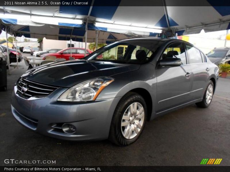 Ocean Gray / Charcoal 2011 Nissan Altima 2.5 S