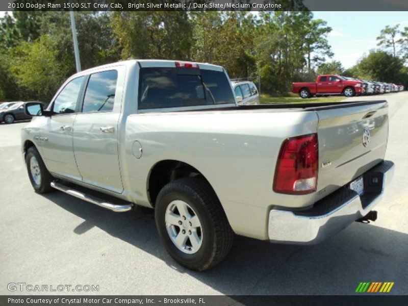 Bright Silver Metallic / Dark Slate/Medium Graystone 2010 Dodge Ram 1500 SLT Crew Cab