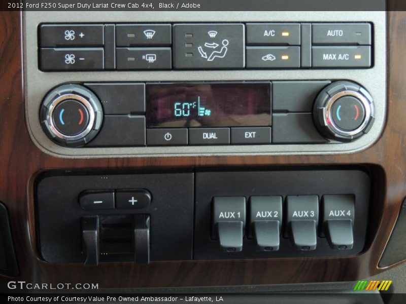 Black / Adobe 2012 Ford F250 Super Duty Lariat Crew Cab 4x4